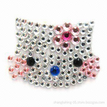 Gem Sticker with 2mm Thickness, OEM Orders are Welcome
